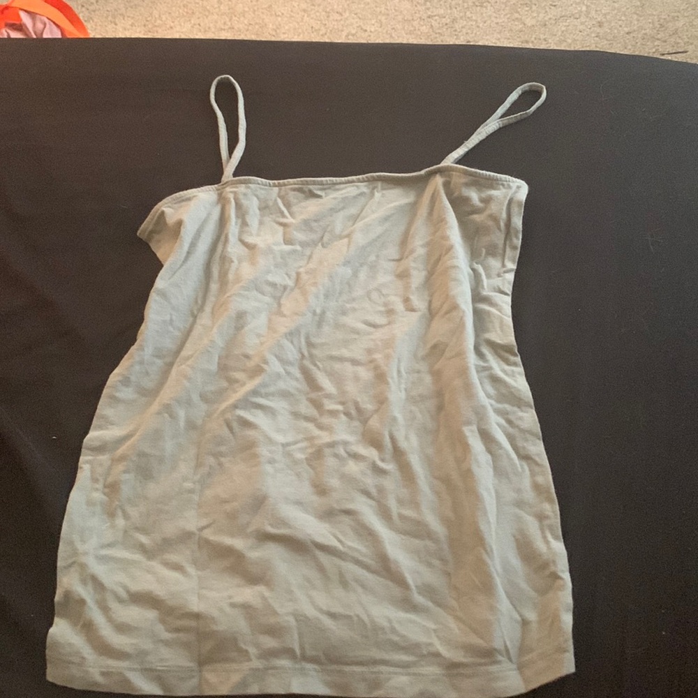 Green cami top